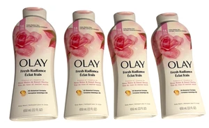 4 Pack Olay Fresh Radiance Body Wash w/ B3 Botanical Complex (Four 22oz Bottles) - Picture 1 of 9
