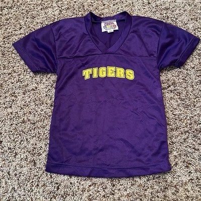 Kids Purple and Yellow LSU Tigers Jersey Size 2T - Image 1 of 2