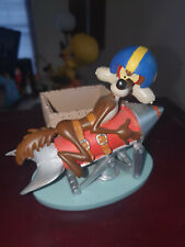 Extremely Rare! Wile E Coyote on Rocket TNT Avenue of the Stars Figurine Statue