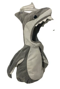 Koalakids Infant Baby Shark  Costume Unisex Gray White Plush infant size 3/6 mos - Foto 1 di 9