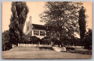 Aspet Home Augustus Saint-Gaudens Cornish New Hampshire NH Postcard UNP VTG