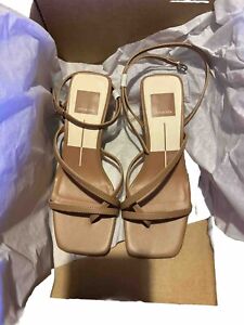 Dolce Vita Baylor Heels Caramel Leather Size 6.5