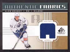 2011-12 SP Game Used Authentic Fabrics Gold #AF-AH Ales Hemsky "A" Jersey