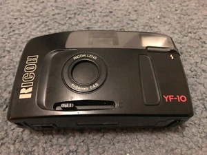 Richoh YF-10 Point & Shoot Camera Black Lens: f=34mm 1:4.5 *Flash Not Working* - Picture 1 of 4