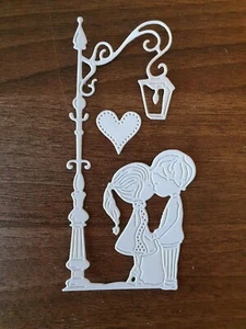 6 x Tattered Lace Lamplight Love Die Cut Sets in White - Card Making etc - Picture 1 of 2