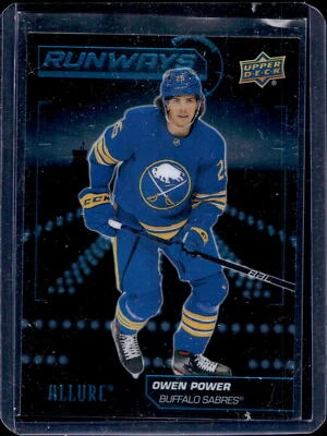2022-23 Upper Deck Allure #RW-5 Owen Power Runways - Image 1 of 2