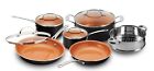 Gotham Steel 10 Piece Ultra Nonstick Ceramic Pots & Pans Kitchen Cookware Set 