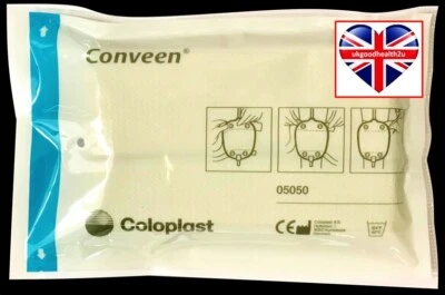 1 Set: Coloplast Conveen 2 x 60cm Urine Leg Bag Straps 05050 Incontinence Aid CE