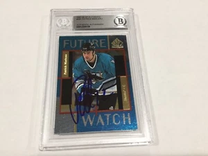 Patrick Marleau Signed Autographed SP Authentic Card Slabbed Beckett BAS COA c - Picture 1 of 2