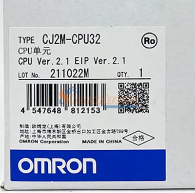 1PCS NEW OMRON CPU UNIT CJ2M-CPU32 CJ2MCPU32 - Image 1 of 2