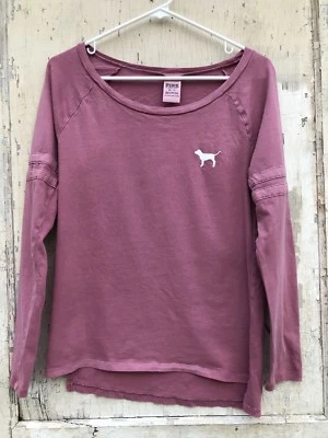 Jersey ROSA Victoria's Secret XS ligero logotipo de perro Foto 1 de 2