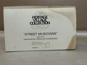 DEPT 56. STREET MUSICIANS  (set of 3  # 5564-6     (3,45). - Picture 1 of 5