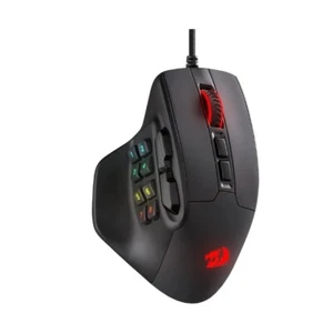 Redragon M811 Aatrox MMO Gaming Mouse 15 Programmable Buttons Wired RGB Gamer - Picture 1 of 12