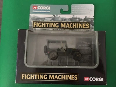 CORGI FIGHTING MACHINES Willys MB 1/4 TON 4X4 Utility Jeep Die Cast 2002 B200 - Image 1 of 4