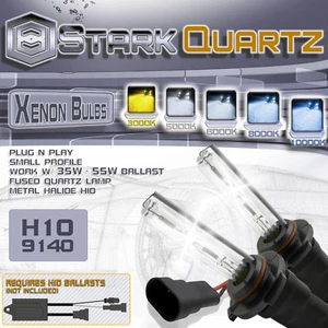 Stark 35W / 55W HID Xenon Replacement Bulbs for Kit Fog Lights - H10 9145 (A) - Foto 1 di 13