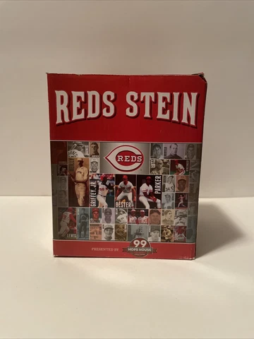 CINCINNATI REDS CERAMIC STEIN BEER MUG SGA Hometown Reds Parker, Rose, Griffey Cover