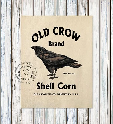 Panel de tela de maíz marca Old Crow #1231 Foto 1 de 4