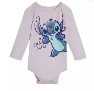 Disney Baby Girls Long Sleeve Lilo & Stitch Bodysuit - 18M- Brand New Sealed - Picture 1 of 1