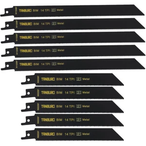 10X BiMetall Säbelsägeblatt S922BF für Metall fit Bosch Dewalt Profi Sägeblätter - Bild 1 von 10