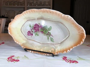 Vintage Imperial China Lusterware Rose Servierschale - Bild 1 von 10