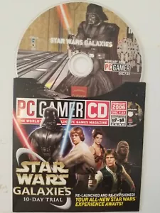 PC Gamer Vintage Demo CD 7.63 February 2006 Star Wars Galaxies Darth Vader Rare - Picture 1 of 4