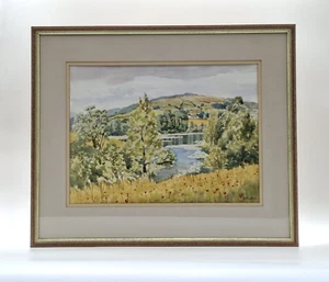Beautiful Framed Water Colour of The Tarn Holehird by RCD Lowry - Picture 1 of 6