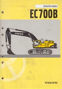 VOLVO ~ EC7000B Bedienungsanleitung ~ Baggerhandbuch VOE21A1001541 - Bild 1 von 1