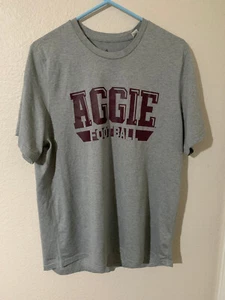 Texas A&M Aggies Football Adidas Gray T Shirt XL - Picture 1 of 4