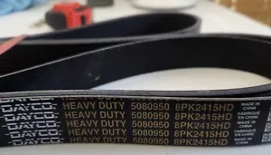 Dayco HEAVY DUTY 5080950 8pk2415HD Serpentine Belt - Foto 1 di 3