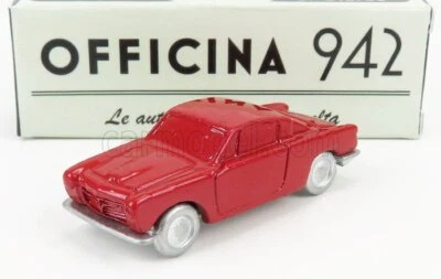 MODELLINO AUTO STATICO OFFICINA 942 FIAT 1100 COUPE PININFARINA 1955 ROSSO 1/76 - Immagine 1 di 4