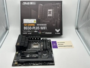 ASUS TUF Gaming B650-PLUS Wi-Fi AM5 AMD ATX Gaming Motherboard READ/FOR PARTS - Photo 1/9