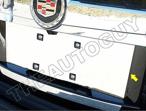 2011 2012 2013 2014 CADILLAC ESCALADE STAINLESS STEEL LICENSE PLATE INSERT TRIM - Picture 1 of 1