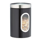 1 x Vorratsdose schwarz Aufbewahrungsdose Kaffeebohnenbehälter Küchenbehälter