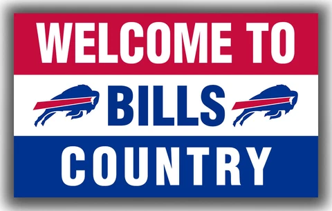 Buffalo Bills Football Welcome to BILLS Country Flag 90x150cm 3x5ft Best Banner Cover