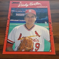 1990 Donruss Ricky Horton St. Louis Cardinals Pitcher #666