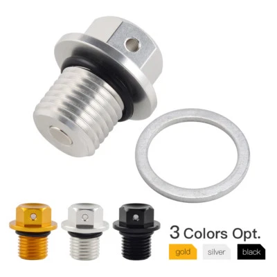 Perno magnético para tapón de drenaje de aceite apto para YAMAHA YZF R1 R6 R6S FZ1 FZ6 FZ8 MT-07/09 Foto 1 de 4