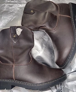 Wonder Nation Jugend Jungen Größe 4 Stiefel einfaches An- und Ausziehen - Bild 1 von 8