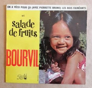 BOURVIL Obstsalat, Les Rois Fainéants 7" EP Pathé EG 488 Top Zustand - Bild 1 von 2