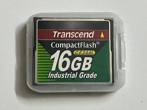 TS16GCF200I Transcend 16GB CompactFlash Card CF CF200i Industrial Grade 200x - Picture 1 of 7