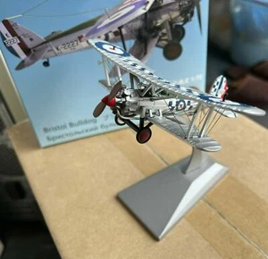 WLTK WWI British Royal Air Force Bristol Bulldog 1/72 Diecast Aircraft Model - Picture 1 of 5