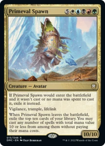 PRIMEVAL SPAWN Magic The Gathering Casi Nuevo-M Commander Dominaria United 1 Raro - Imagen 1 de 1