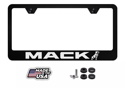 Marco de matrícula de camión MACK | Semi | Grabado láser | Hecho en Estados Unidos en EE. UU. Foto 1 de 4