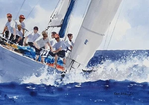 144 Expert Crew - Yachting Maritime Seascape - Ken Hayes - Picture 1 of 1