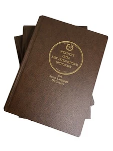 WEBSTER'S Third New International and Seven Language Dictionary COMPLETE SET - Picture 1 of 12