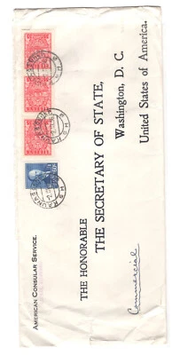 Lituania, portada del Departamento de Estado de Estados Unidos a Estados Unidos, en la colección President Roosevelt Foto 1 de 2