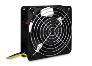 Inter-Tech Fan SWFAN 120mm/230V, Luftkühler schwarz, für Server- und Wandschränk - Bild 1 von 4