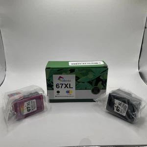 Ubinki 67XL Ink Cartridge 2-Pack | Black + Tri-Color | NEW & Sealed - Bild 1 von 12