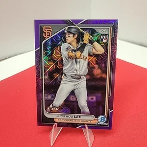2024 Bowman Chrome - Jung-Hoo Lee #67 Purple Mojo Refractor /250 (RC) - Picture 1 of 3