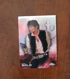 2025 Topps Chrome Star Wars #58 Han Solo Rainbow Refractor - Picture 1 of 1