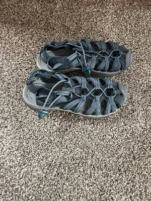 Женские босоножки Keen KMX 9 для походов с закрытым носком синие водонепроницаемые моющиеся на открытом воздухе - Изображение 1 из 4